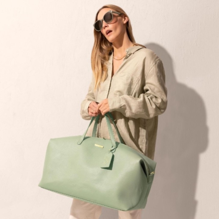 Katie Loxton Sage Green Weekend Holdall Duffle Bag