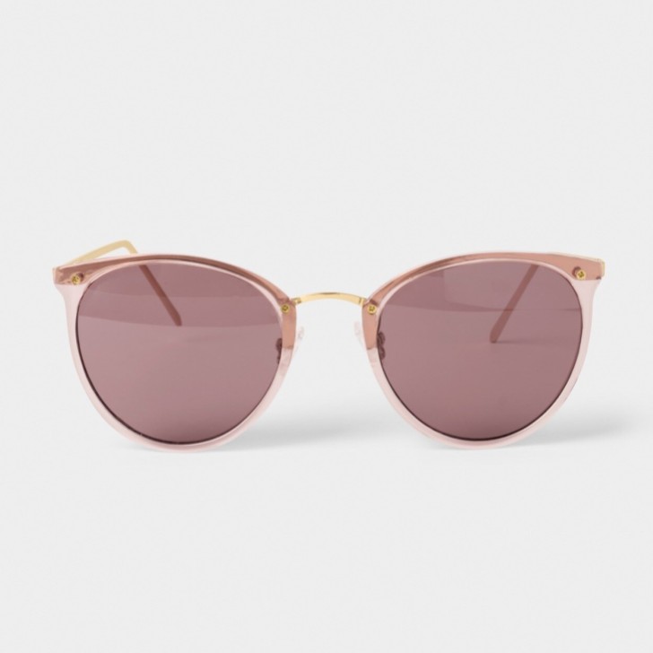 Katie Loxton Lunettes de soleil Santorini Rose Gold Wide Cat Eye