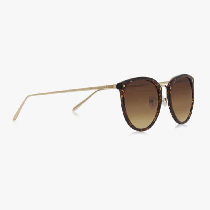 Katie Loxton Santorini Tortoiseshell Wide Cat Eye Sunglasses