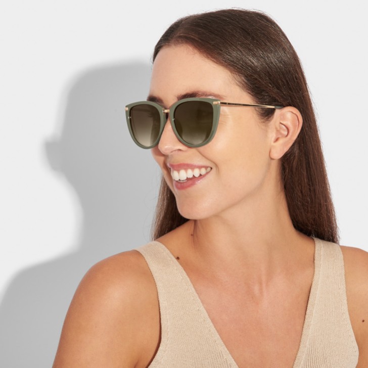 Katie Loxton Sardinia Khaki Sunglasses
