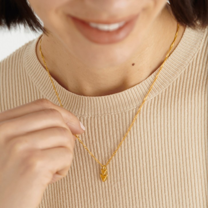 Katie Loxton 'So Loved' Gold Charm Necklace