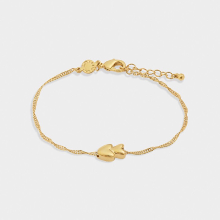 Katie Loxton goldherz-Armband 