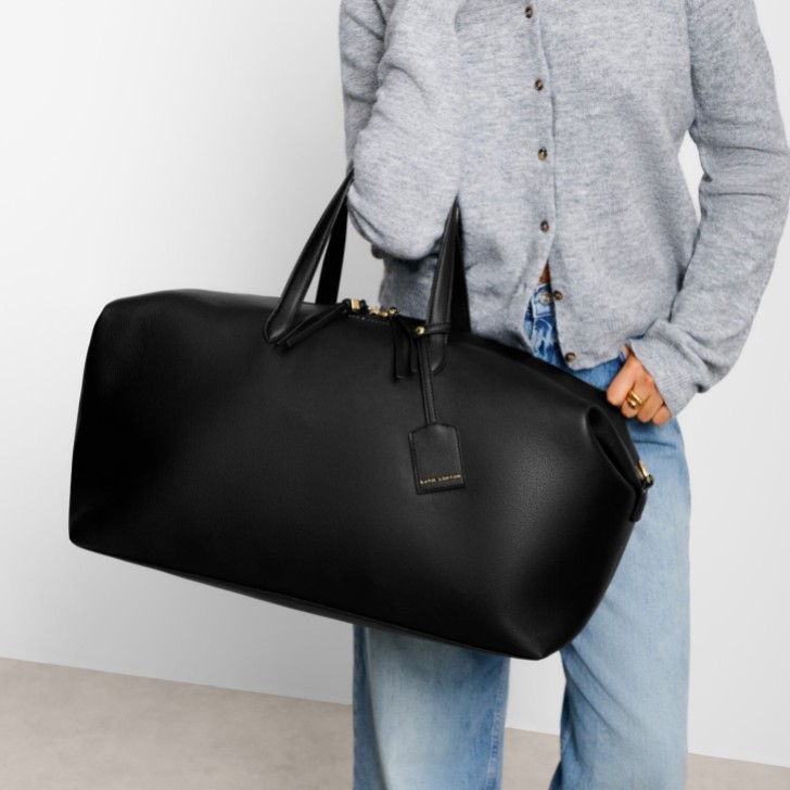 Katie Loxton Soho Black Weekend Holdall Duffle Bag