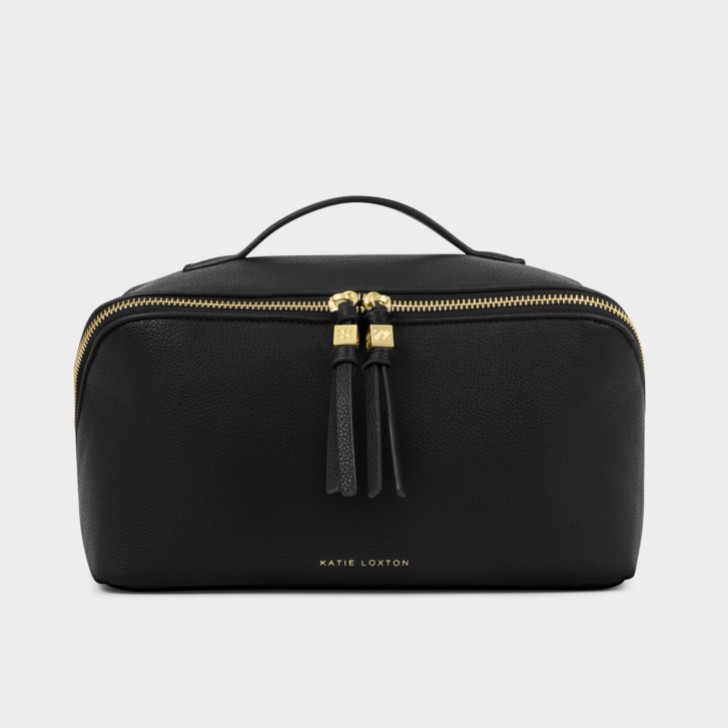 Katie Loxton Soho Large Black Makeup and Wash Bag