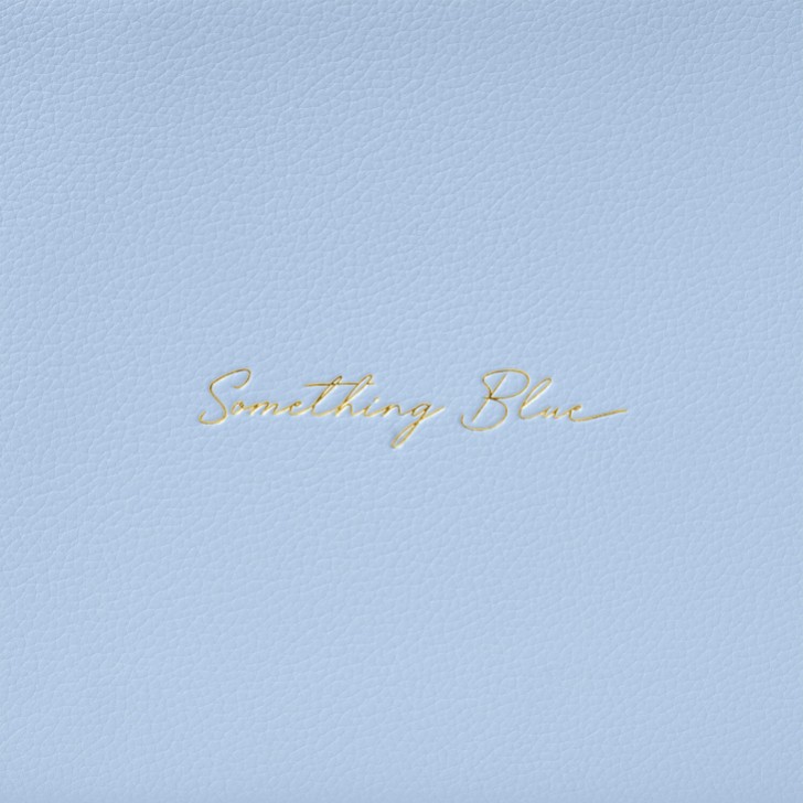 Katie Loxton pochette à sentiments 'Something Blue' bleu poudré