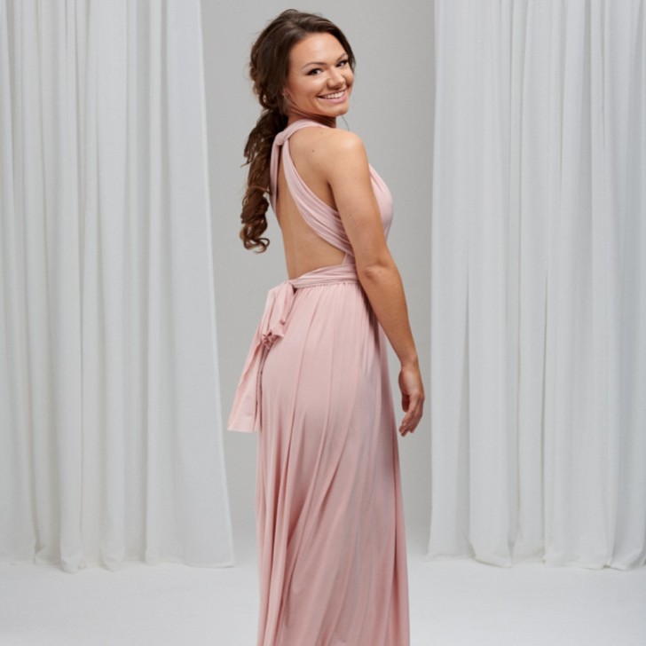 Lily Rose Chalk Pink Multiway Bridesmaid Dress