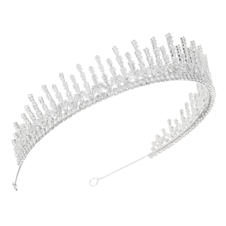 Millennium Cubic Zirkonia Kristall Hochzeit Tiara