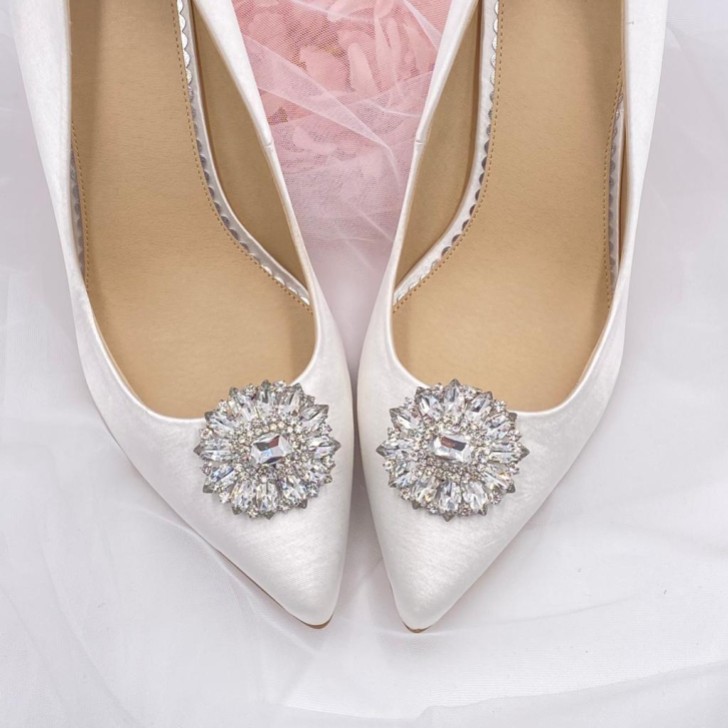Miracle Statement Crystal Shoe Clips