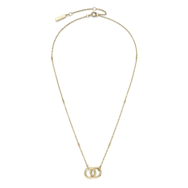 Olivia Burton Amity Interlock Gold Plated Necklace