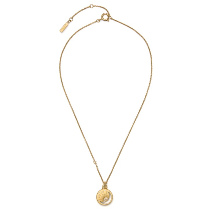 Olivia Burton Celestial Sun Gold Plated Pendant Necklace