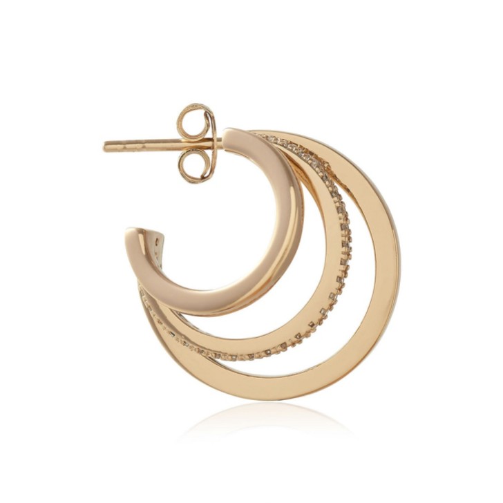 Olivia Burton Gold Multi Hoop Earrings