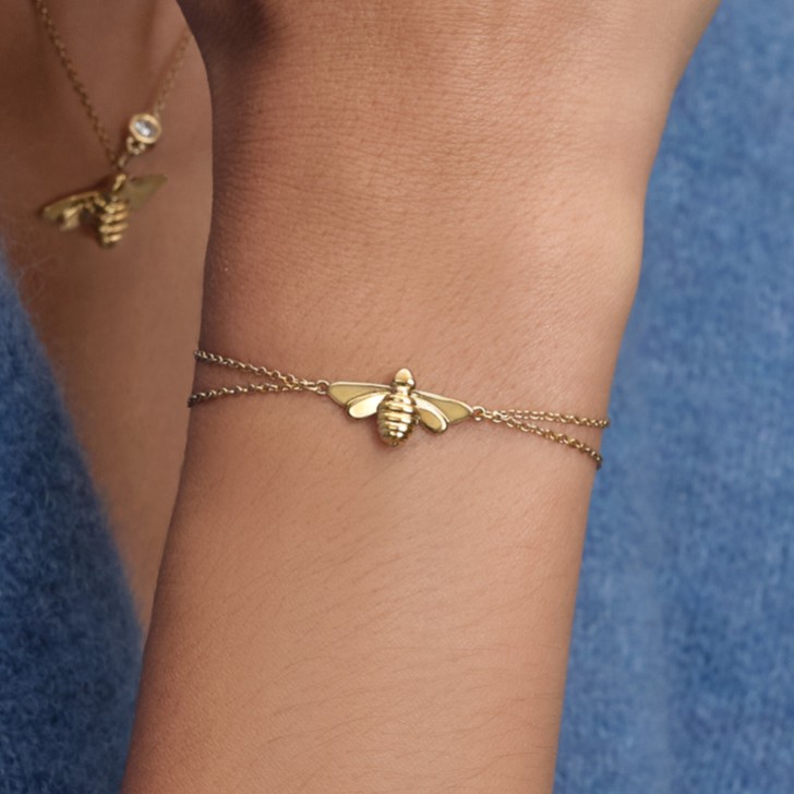 Olivia Burton Honey Bee Dainty Gold Plated Bracelet