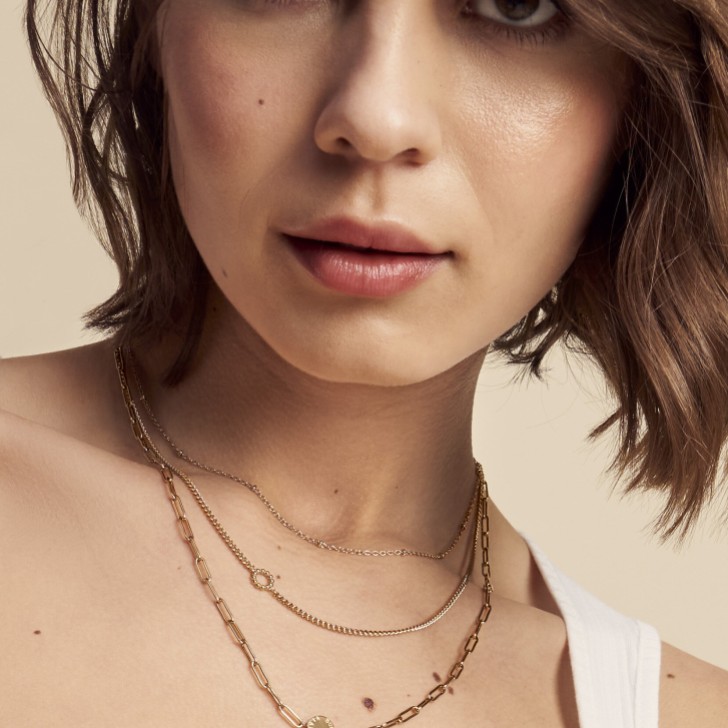 Olivia Burton Illusion Gold Stacking Halskette Set