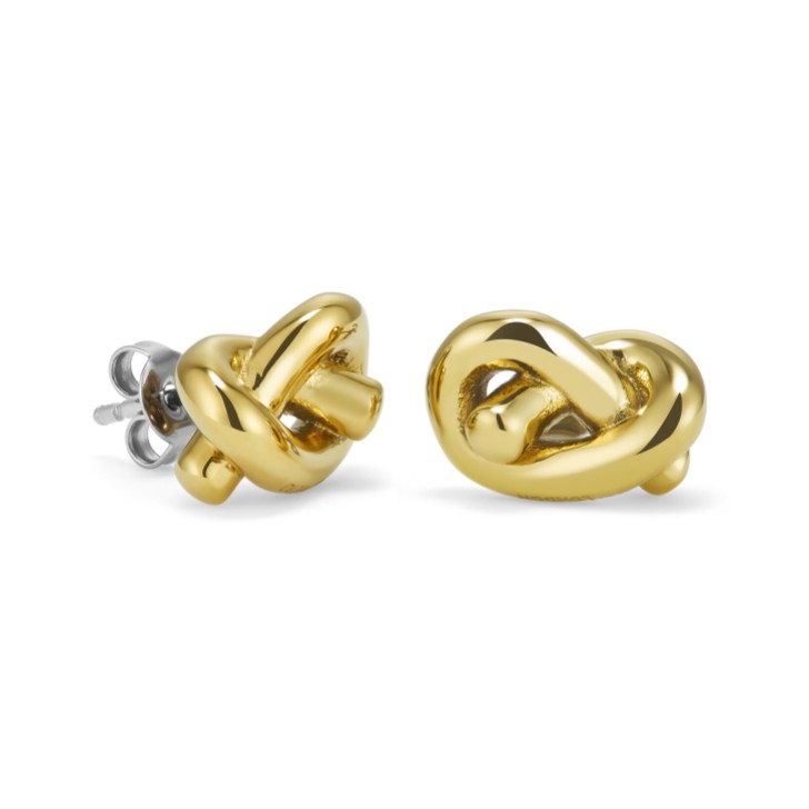 Olivia Burton Lover's Knot Gold Plated Stud Earrings