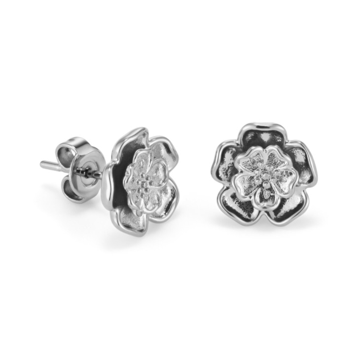 Olivia Burton Boucles d'oreilles Tudor Rose en argent