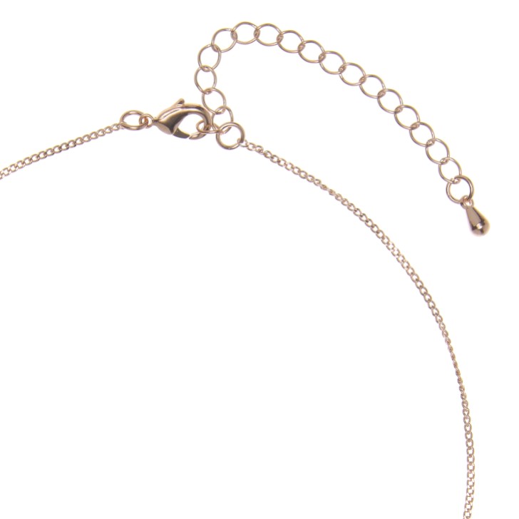 Opulence Pearl Wedding Pendant Necklace (Rose Gold)