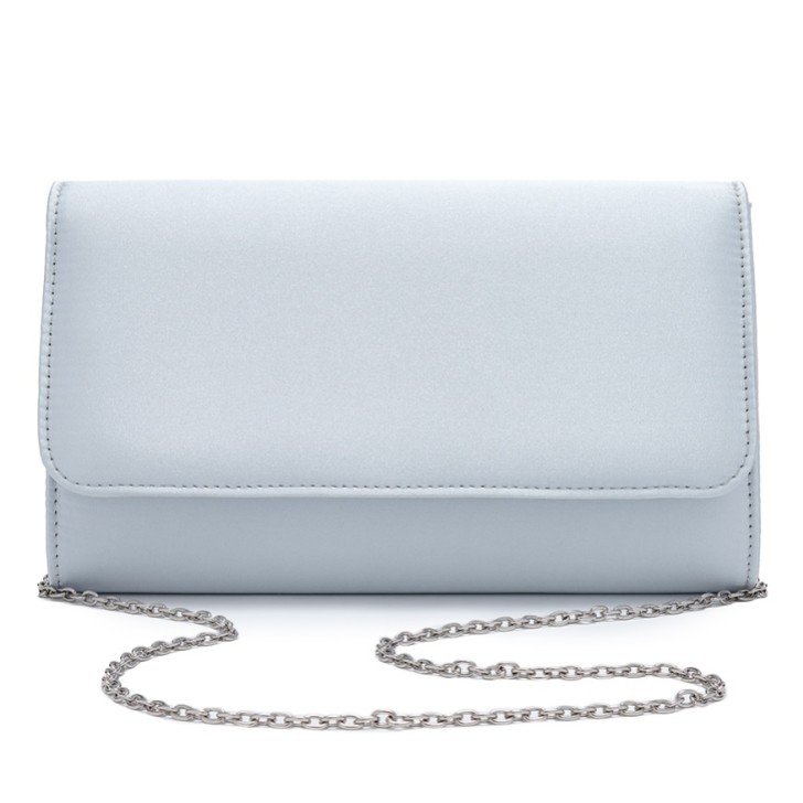 Perfect Bridal Pochette Evie in raso blu