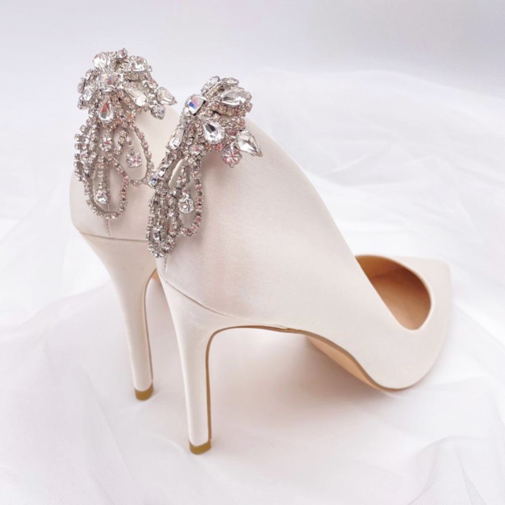 Rainbow Club Electra Art Deco Crystal Brooch Shoe Clips