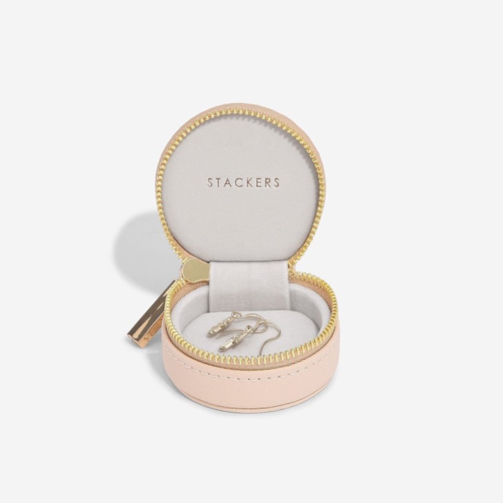 Stackers Blush Oyster Travel Jewellery Box