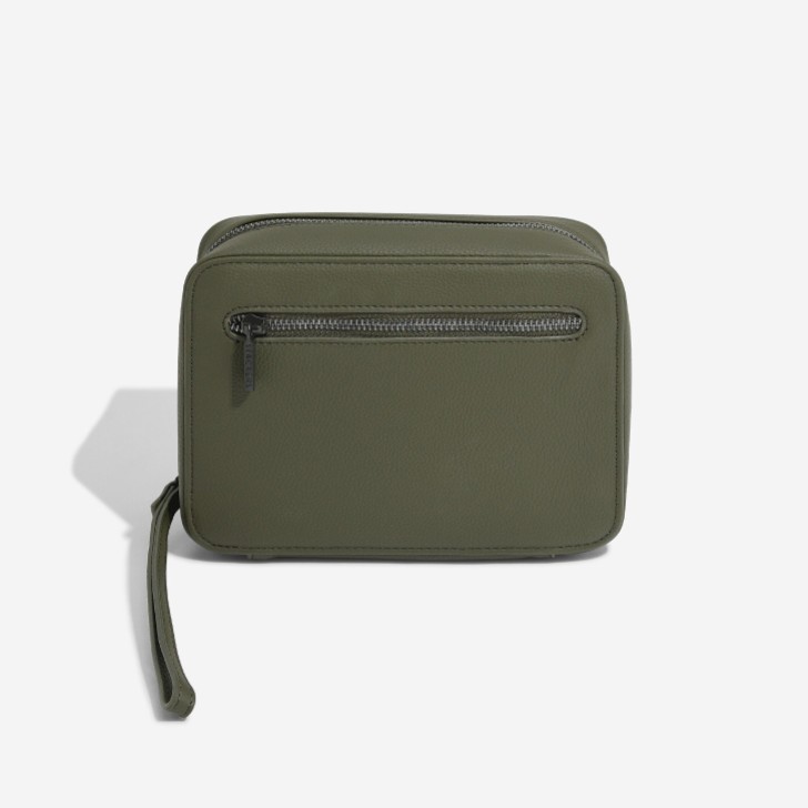 Stackers Olive Green Cable Tidy Organizer Bag