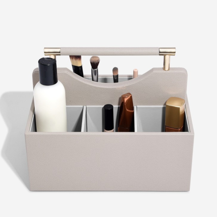 Stackers Taupe Cosmetic Organizer