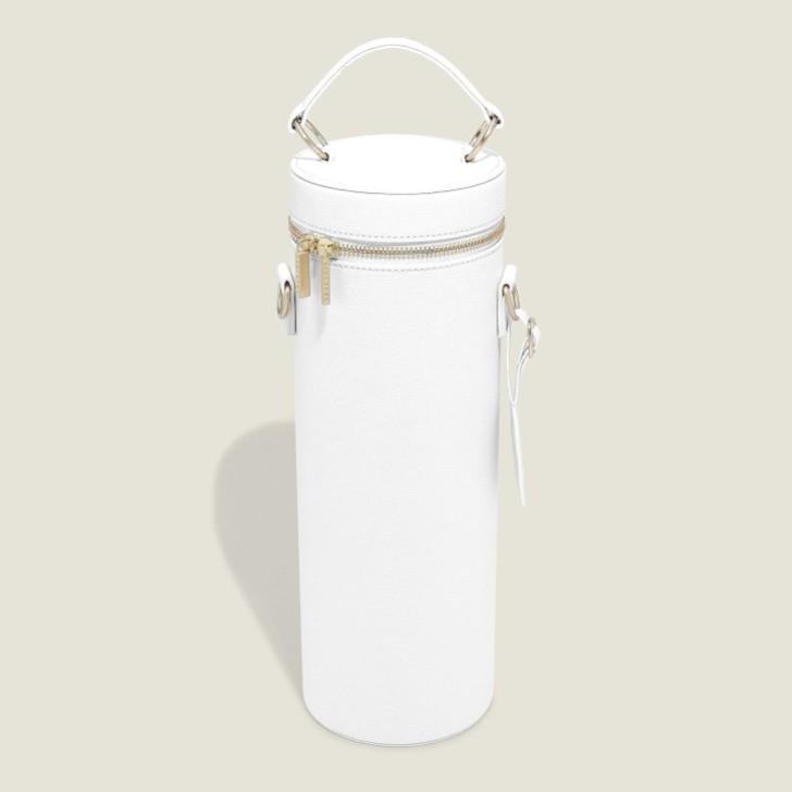 Stackers White Pebble Champagne Bottle Bag