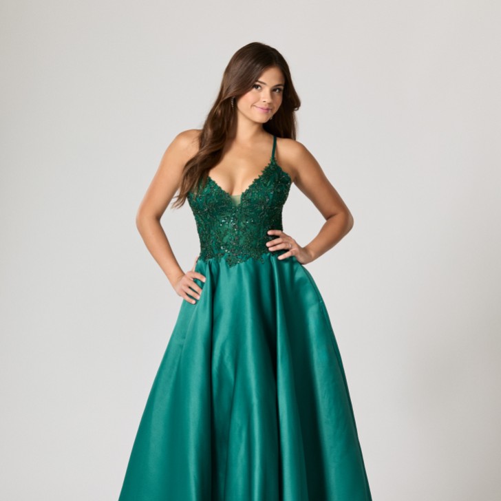 Tiffanys Marissa Dark Green TFY Prom Dress