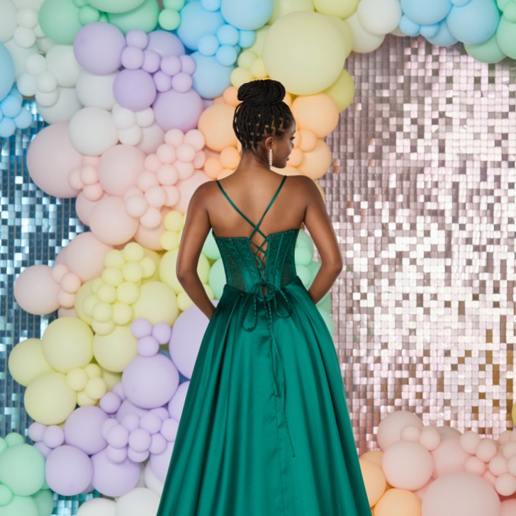 Tiffanys Sally Dark Green Prom Dress