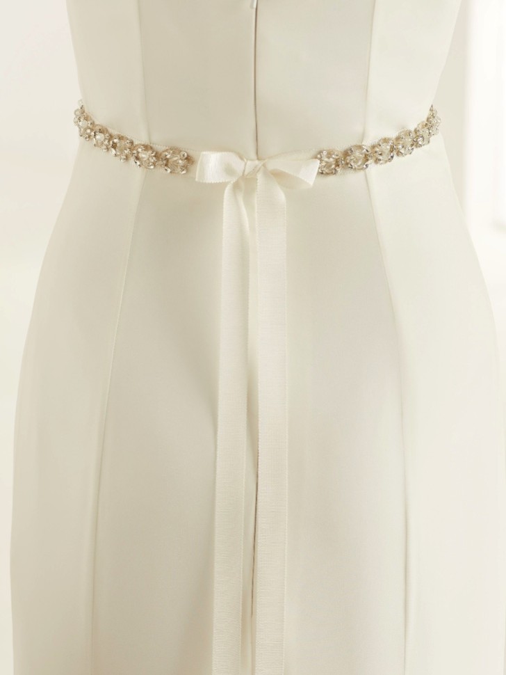 Bianco Vintage Inspired Crystal Embellished Wedding Belt