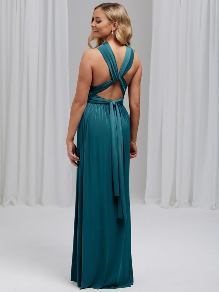 Emily Rose Teal Multiway Bridesmaid Dress (One Size)