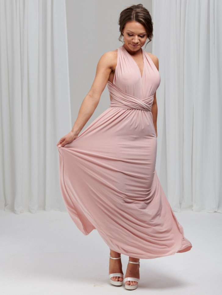 Lily Rose Chalk Pink Multiway Bridesmaid Dress