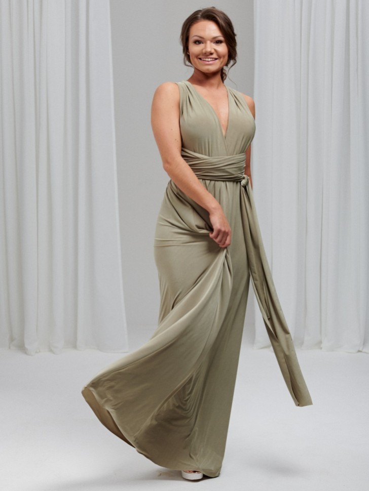 Emily Rose Sage Green Multiway Bridesmaid Dress (One Size)