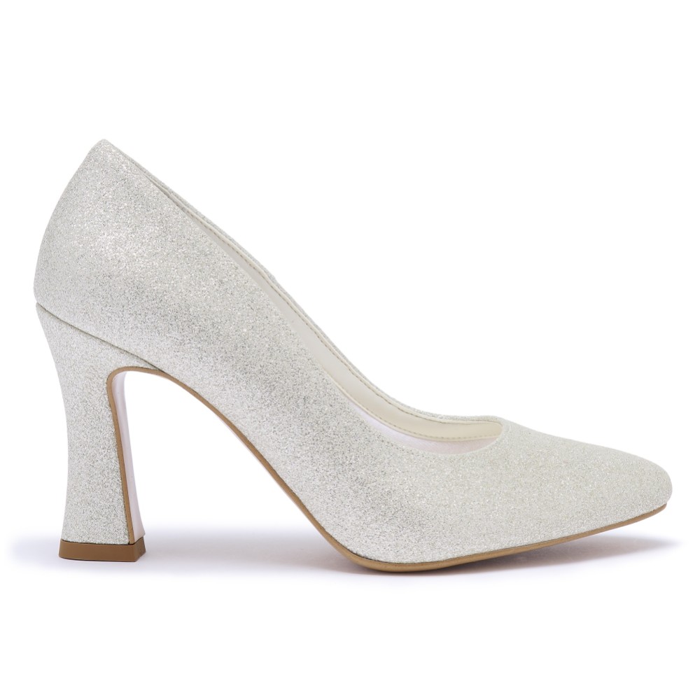 Popular Sparkly Crystal High Heels Pointed Toe White Wedding Bridal Shoes, S011 Popular Sparkly Crystal High Heels Pointed Toe White Wedding Bridal Shoes, S011