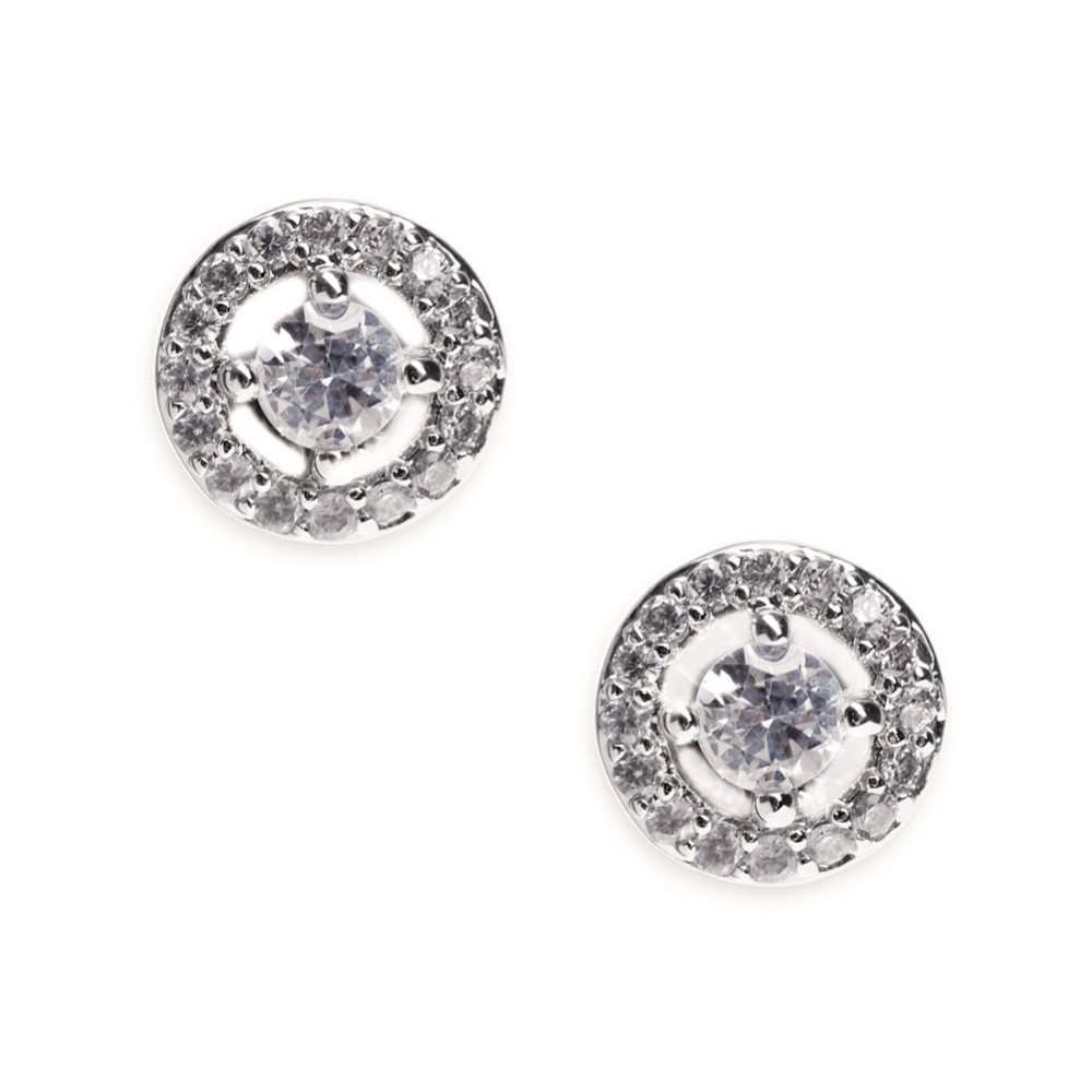Photograph of Ivory and Co Balmoral Crystal Stud Earrings