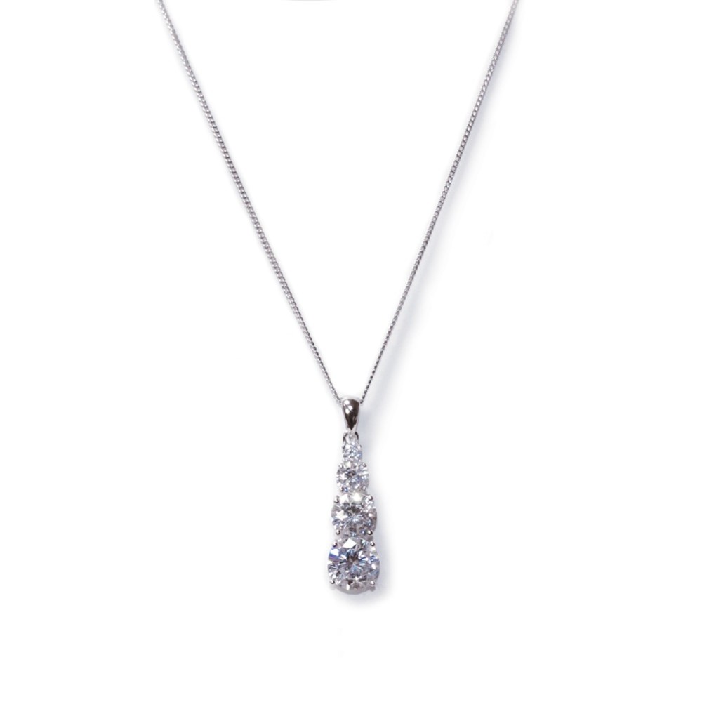 Photograph of Ivory and Co Berkley Crystal Pendant Necklace