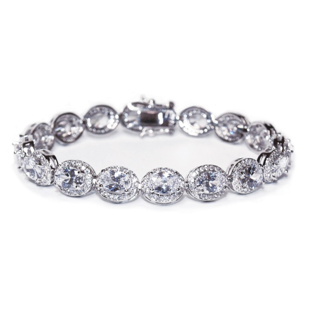 Photograph of Ivory and Co Bloomsbury Crystal Embellished Wedding Bracelet