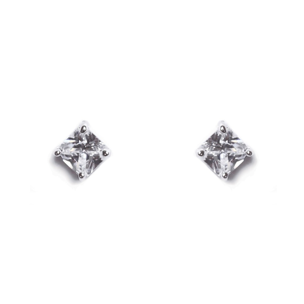 Photograph: Ivory and Co Illusion Cubic Zirconia Stud Earrings