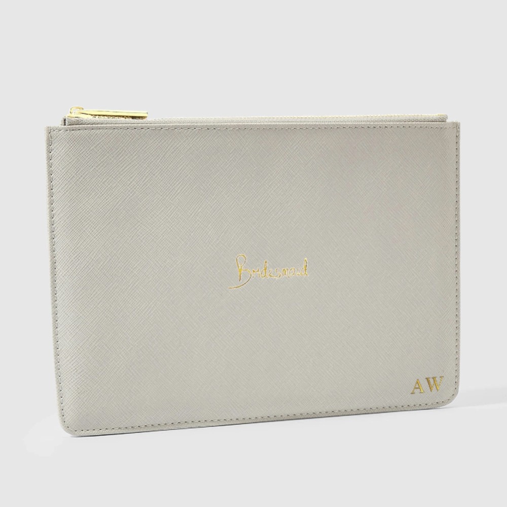 Photograph of Katie Loxton 'Bridesmaid' Dove Grey Perfect Pouch