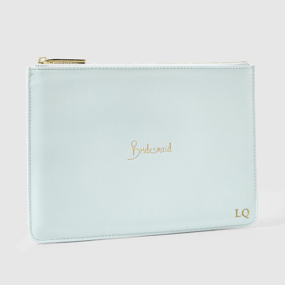 Photograph of Katie Loxton 'Bridesmaid' Powder Blue Perfect Pouch