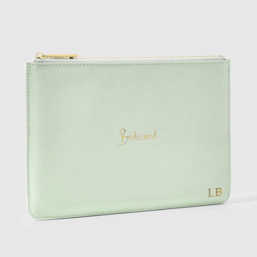 Photograph of Katie Loxton 'Bridesmaid' Sage Green Perfect Pouch