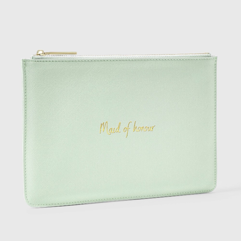 Photograph of Katie Loxton 'Maid of Honour' Sage Green Perfect Pouch