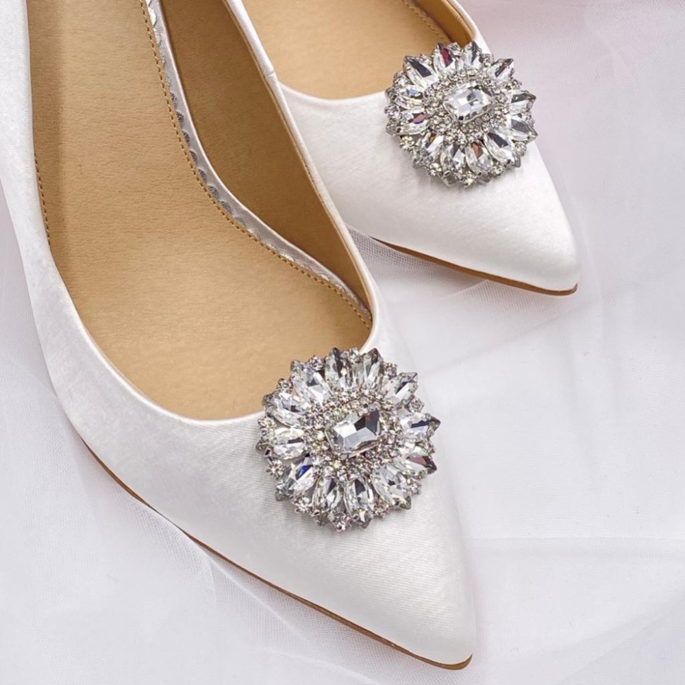 Photograph: Miracle Statement Crystal Shoe Clips