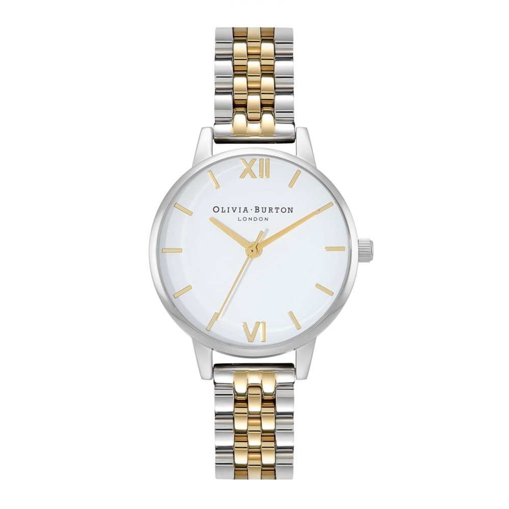 Photograph: Olivia Burton Classic 30mm Gold and Silver Bracelet Watch
