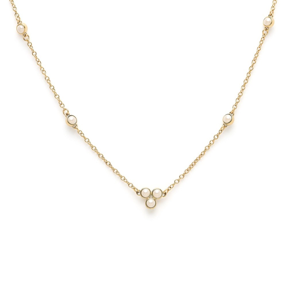 Photograph: Olivia Burton Pearl Cluster Gold Chain Necklace