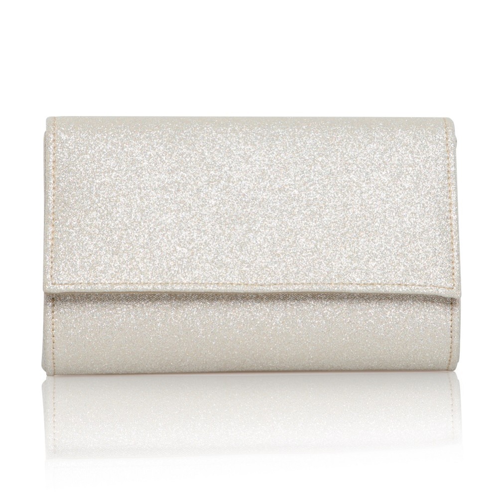 Photograph of Perfect Bridal Lola Gold Shimmer Clutch Bag