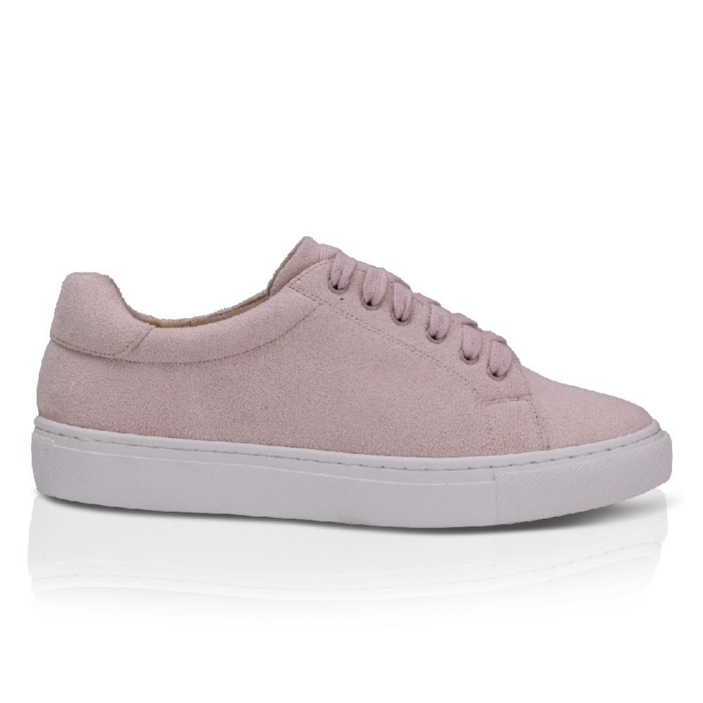 Photograph of Perfect Bridal Madison Blush Suede Wedding Trainers