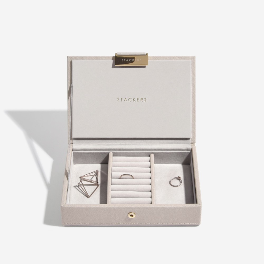 STACKERS ジュエリーボックス Micro Jewellery Box Set of 2 Stackers Micro Jewellery Box Set of 2 Pink | Mystackers