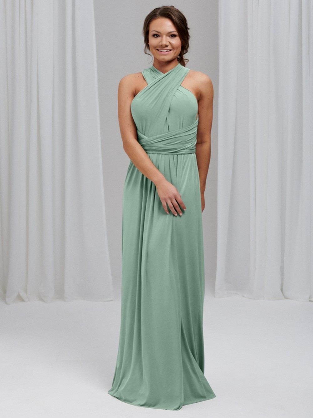 Photograph of Emily Rose Mint Green Multiway Bridesmaid Dress (One Size)