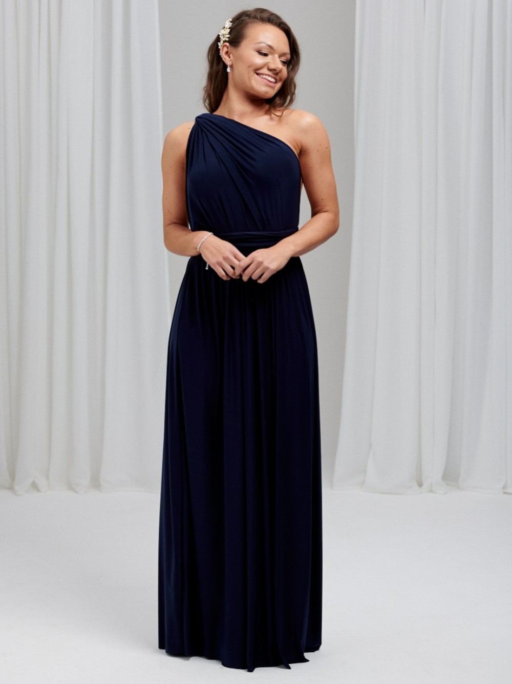 Photograph of Emily Rose Navy Multiway Bridesmaid Dress (One Size)