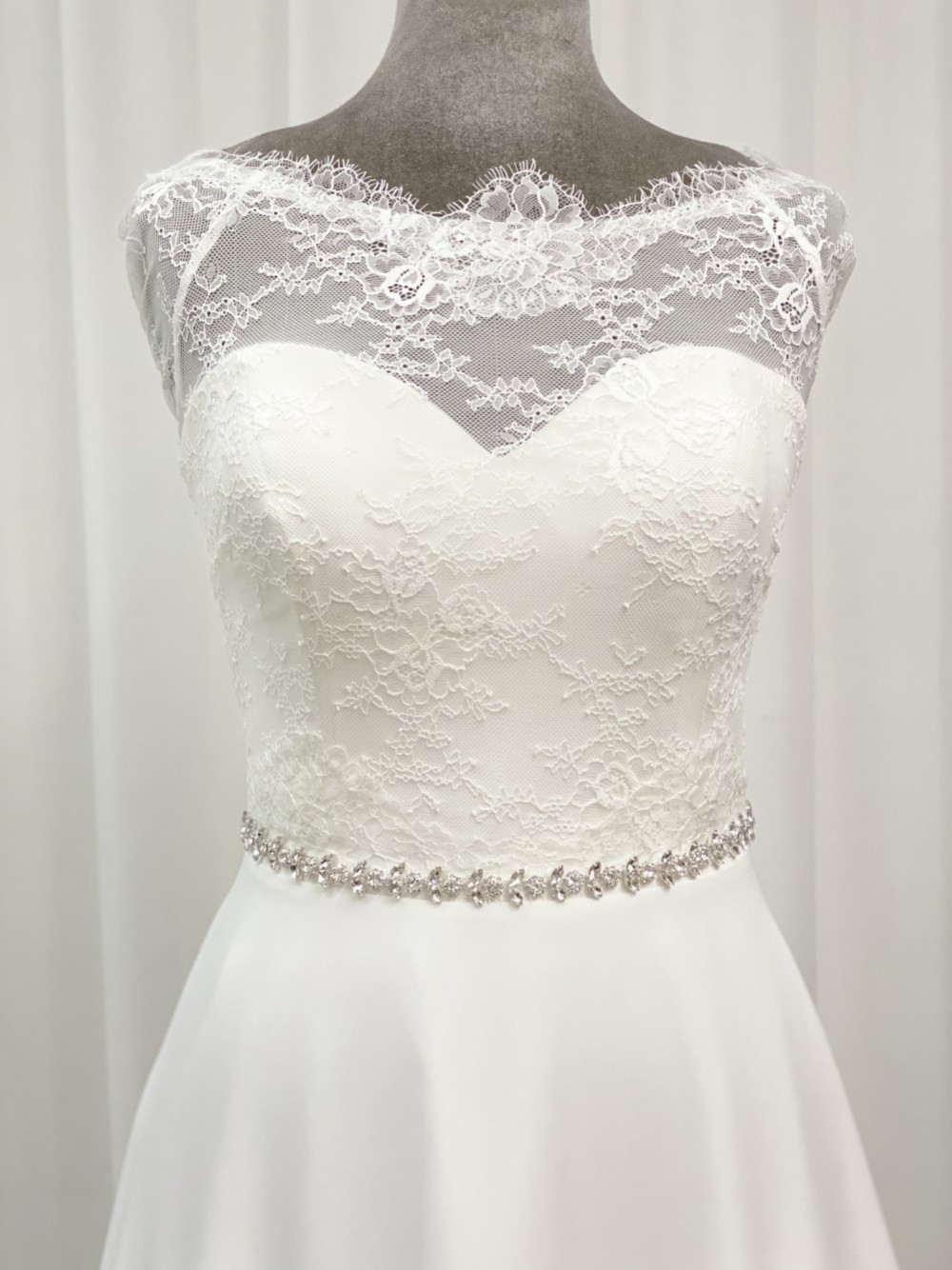 Photograph of Perfect Bridal Leona Thin Diamante Wedding Belt